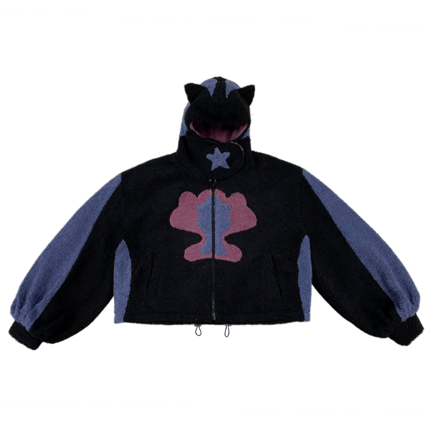 "BOOM" TEDDY ZIP HOODIE