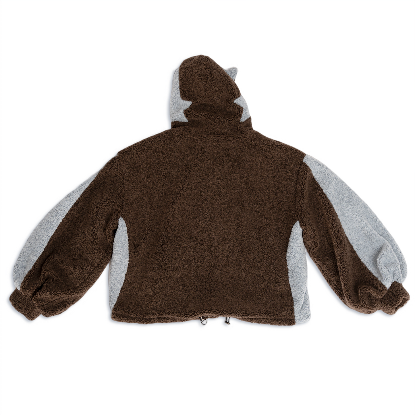 "BOOM" (ICE/CHOCOLATE) TEDDY ZIP HOODIE