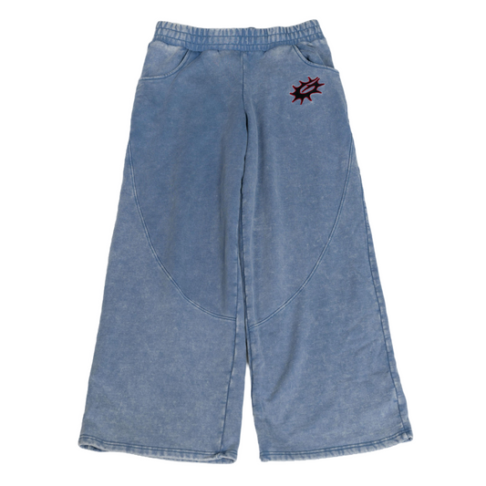 BLUE "SPIKE" LOGO PANTS
