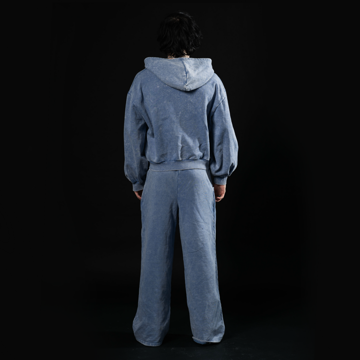 BLUE "SPIKE" LOGO PANTS