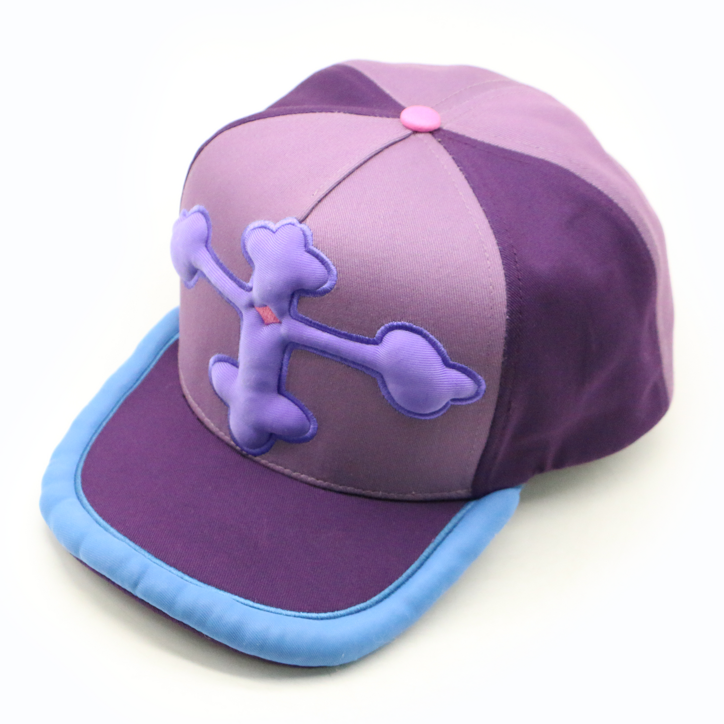 PURPLE CROSS PUFFY HAT (PRE-ORDER)